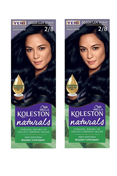 Wella Naturals Saç Boyası 2/8 Böğürtlen Siyahı X2 Adet