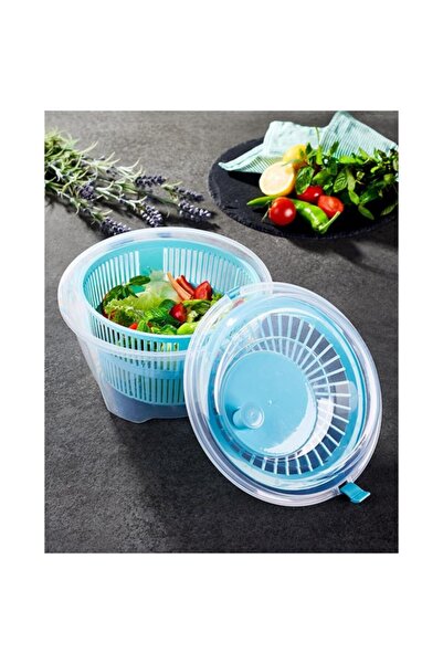 Anadolu Saray Çarşısı مجفف سلطة وخضروات عملي |   مجفف سلطة، حاوية غسيل وتجفيف الخضار الخضراء