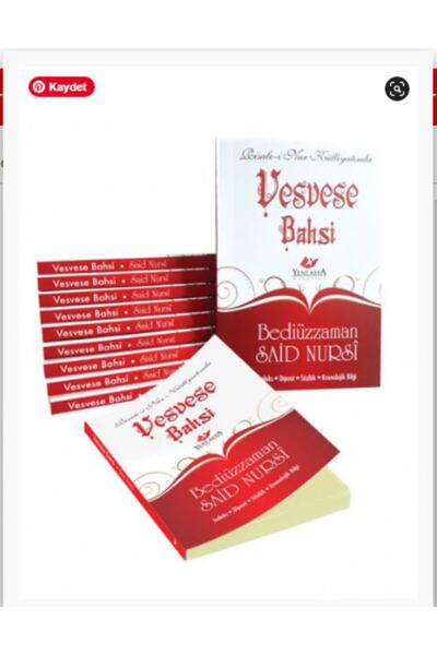 Yeni Asya Neşriyat Risalei Nur Külliyatından Vesvese Risalesi 3 adet Lİ PAKET