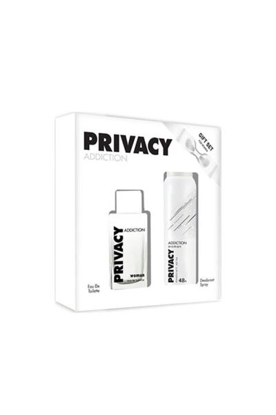 Privacy Addiction Edt 100 ml Kadın Parfüm Seti + Deodorant 150 ml Set De-8690...