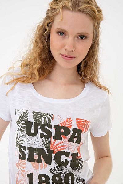 U.S. Polo Assn. Tricou verde pentru femei