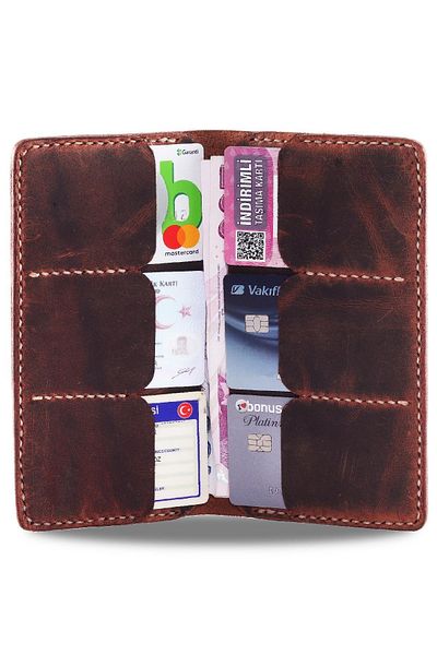 LABALABA Men's Vintage Leather Wallet