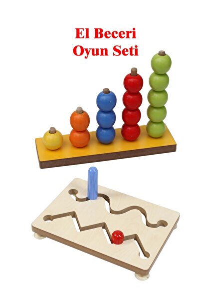 IŞIK YAYIN OYUNCAK Montesorrie El Becerisi Oyun Seti (akıl Ve Zeka Oyunları)