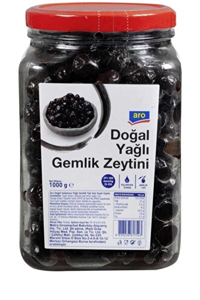 Aro Doğal Yağlı Gemlik Zeytin 1 Kğ