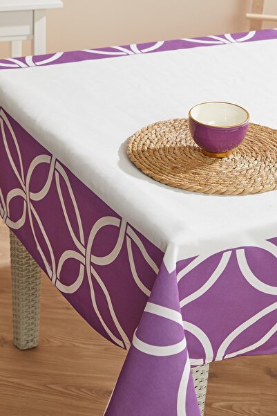 AYSHOME Ліла Кольорова Скатертина, що не залишає плям