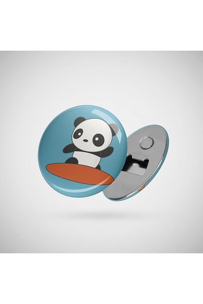 Fizello Kawaii Cute Surfing Panda Ανοιχτήρι