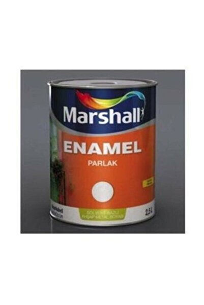 Marshall Enamel Parlak Sentetik Yağlı Boya Siyah