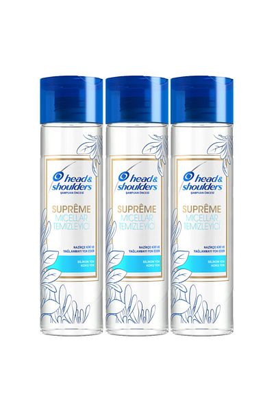 Head&Shoulders Supreme Micellar Tonic - 250 ml x 3 Cleanser