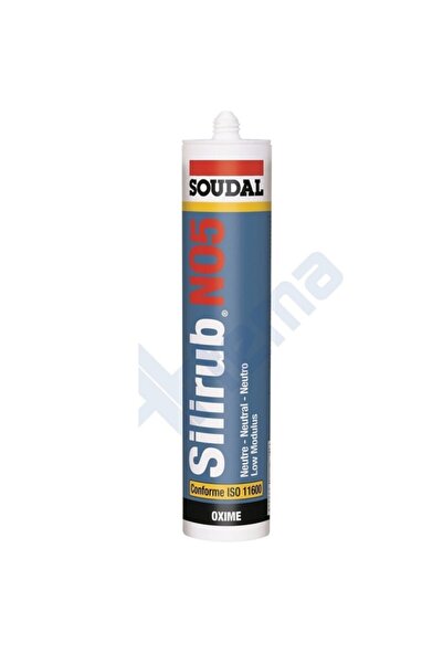 Soudal Sılırub No5-he Notr Dış Cephe Silikon Kartuş 300ml - Antrasit Gri
