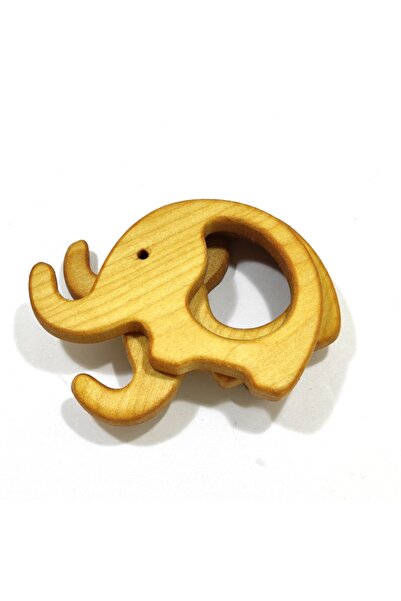 ABC Ahşap Akçaağaç Diş Kaşıyıcı Fil1