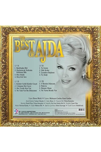 Genel Markalar Ajda Pekkan The Best Of Ajda Renkli Plak - 2 Plak