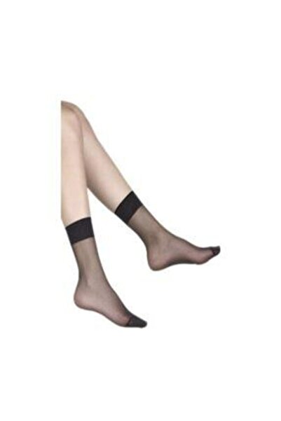 Müjde Комплект от 6 чифта чорапи Soket 20 Den, черен цвят