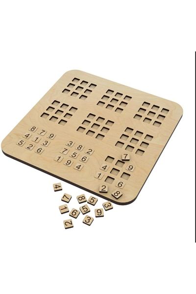 Ankebut لعبة سودوكو خشبية 25*25 سم