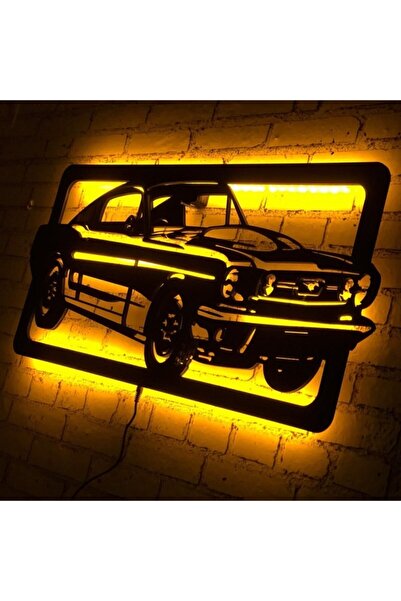 Prodizayn Tasarım Mustang Ledli Ahşap Tablo