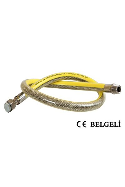 GÜLOĞLU STROPİYER 14800 Doğalgaz Flexi, Ocak Fırın Bağlantı Hortumu - 50 Cm