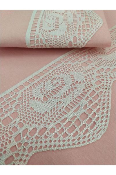 Çeyiz Bahçesi Lacy Dowry Powder Double Duvet Cover Set