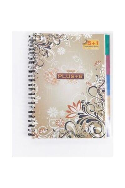 Gıpta Plus 5 1 -- 6 Bölmeli Defter 1300 150 Yp Plastik 2adet
