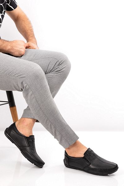 maximoda Мъжки мокасини от естествена кожа