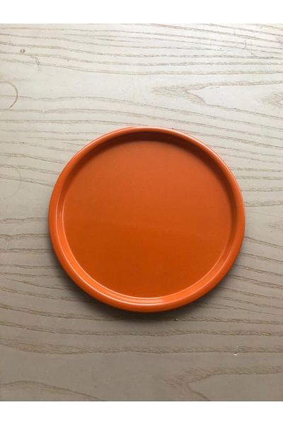 Aslı Hediyelik 22 Cm Metal Round Serving Tray