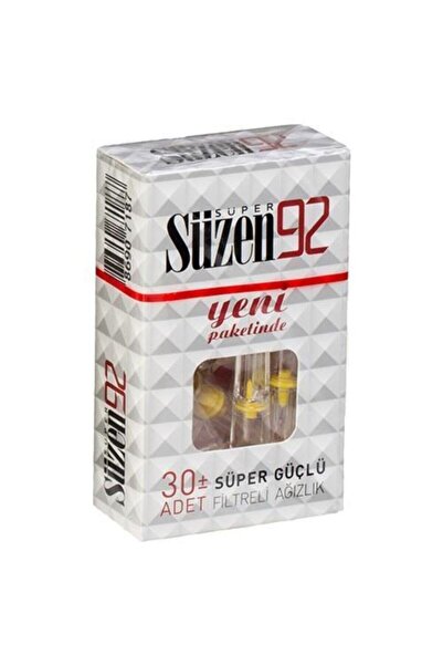 Süzen92 Süper Ağızlık Filtresi 30'lu