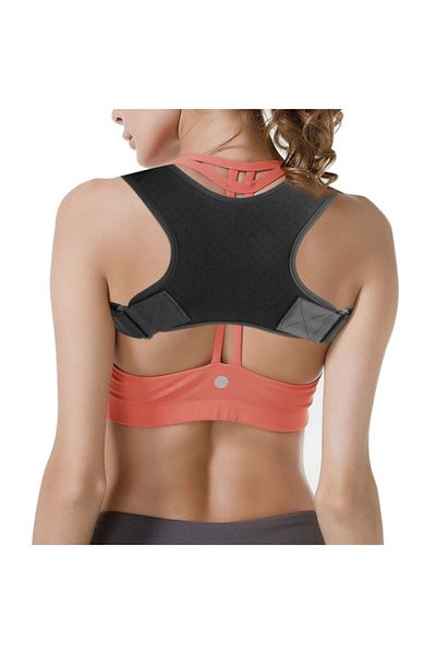 Ankaflex Postura în poziție verticală Corset pentru spate cu lungime anti-cocoșat Corset Suport pentru claviculă pentru a sta minim în poziție verticală