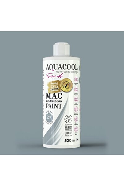 AQUA COOL Aquacool Trend M.a.c Hobi Boyası 727 Su Bazlı Akrilik 500 ml