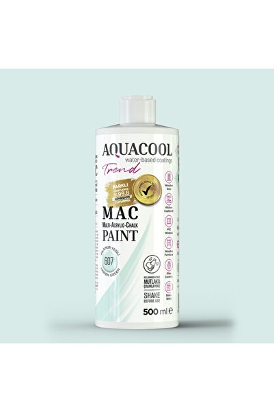 AQUA COOL Aquacool Trend M.a.c Hobi Boyası Su Bazlı Akrilik 607 - Ihlamur Yeş...