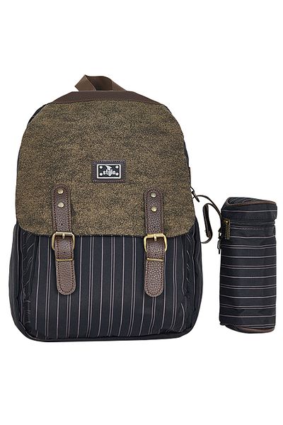 Stylo Mother Baby Care And Backpack-black