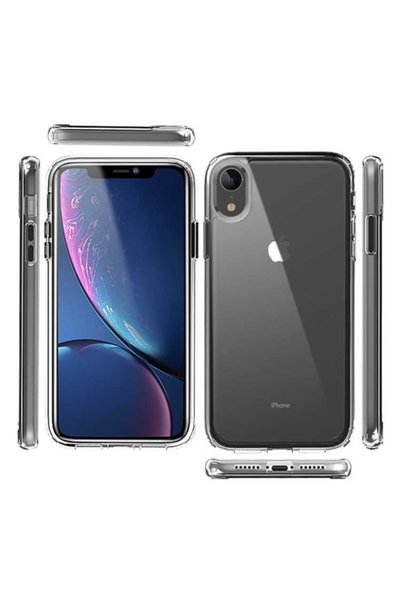 noktaks Apple iPhone Xr 6.1 - Case Transparent Smooth Corner Protection Coss ...