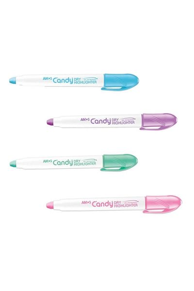 Amos Candy Gel Highlighter Pastel Colors Set of 4