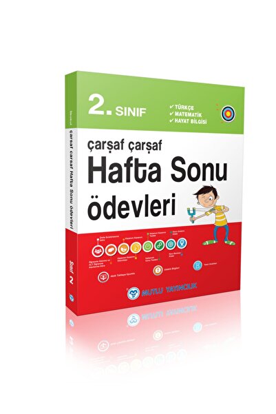 Mutlu Yayıncılık Mutlu Yayınları Çarşaf Çarşaf Hafta Sonu Ödevleri 2.sınıf