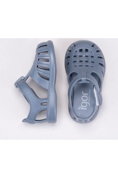 IGOR Tobby Unisex Kids Sandals - Solid Gray, S10271, 20-25