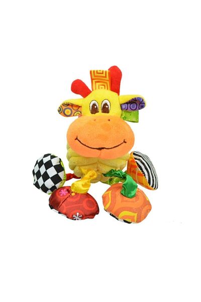 Sozzy Toys Vibrating and Rattling Animals Giraffe Plush Toy
