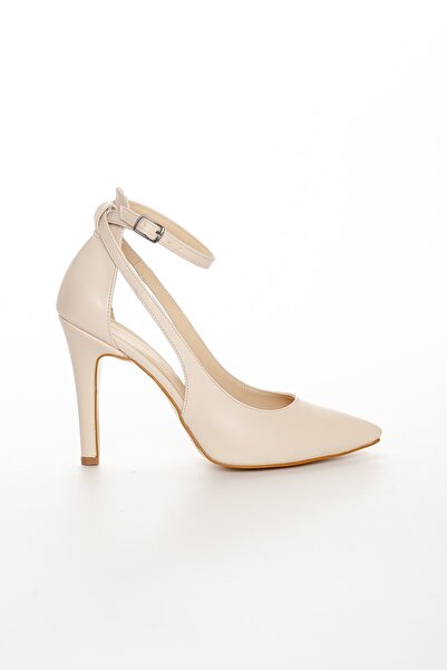 LİLLA Kadın Stiletto Yüksek Topuk Bej