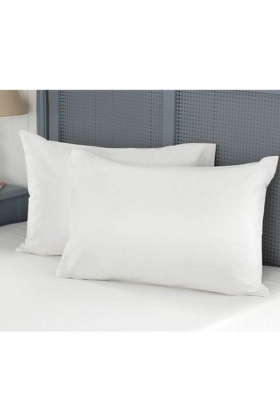GÜNTEKS 2Pcs White Pillowcase 50X70 Cotton