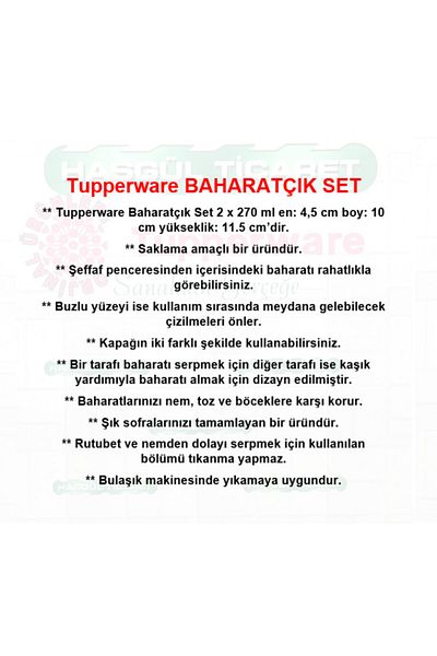 Tupperware Spice Shaker Set 270 Ml Salt Shaker Pepper Shaker Spice Shaker Hsgl Black