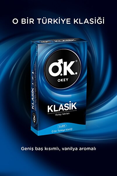 Okey Klasik 10'lu Prezervatif