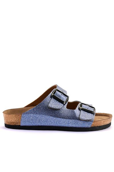 Slazenger Papuci de damă Lens Blue Glitter