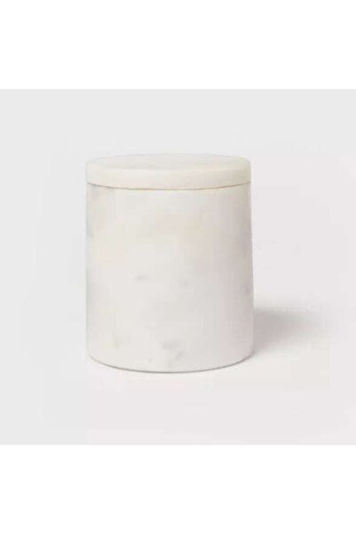 Sümeyra Marble Art Natural White Marble Covered Cotton Bowl