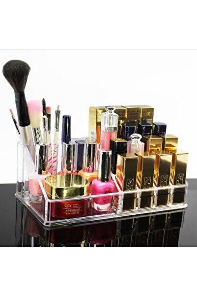 FırsatVar 16 Bölmeli Kozmetik Makyaj Malzemesi Düzenleyici Kutu Akrilik