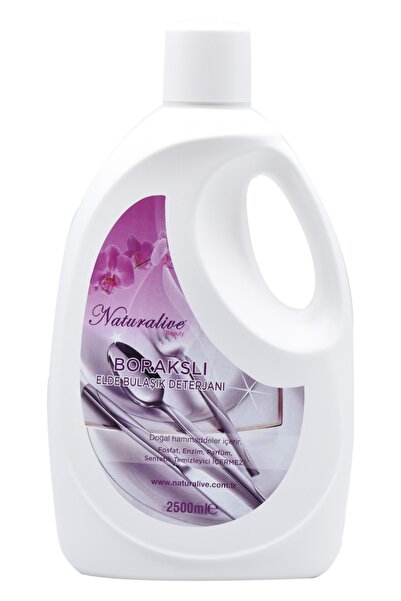 naturalive Borakslı Elde Bulaşık Deterjanı 2500 ml Gimdes Sertifikalı