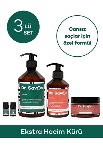 Dr. Savon Ekstra Hacim Kürü Set 3'lü