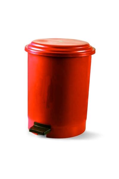 NO NAME Pedallı 10 Lt Çöp Kovası Kırmızı