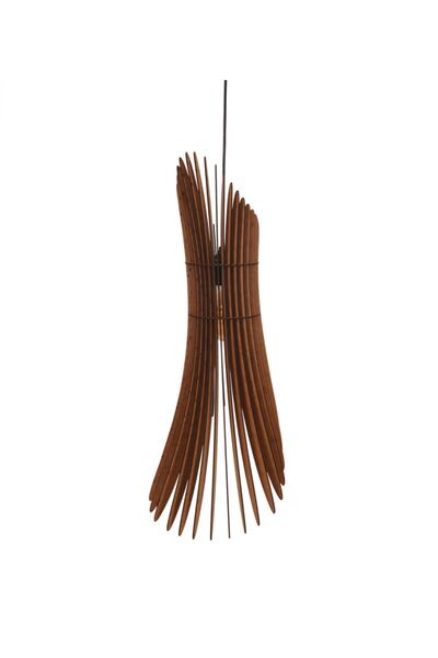 Vedemo Tekli Rustik Selen Ahşap Avize(büyük Boy)