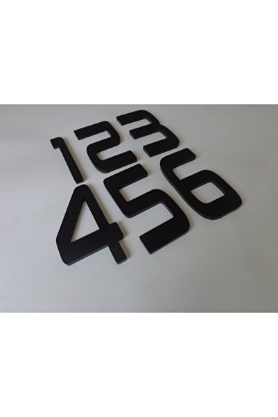 Genel Markalar Kapı Daire Villa Numarası 8cm No:1-2-3-4-5-6