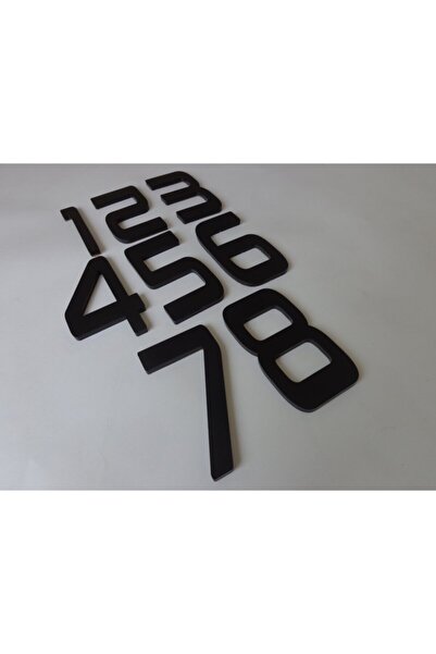 Genel Markalar Kapı Daire Villa Numarası 8cm No:1-2-3-4-5-6-7-8