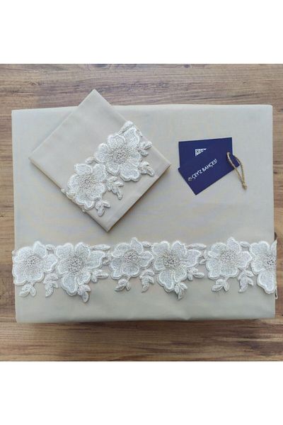 Çeyiz Bahçesi Комплект завивки Daisy Cappuccino Double