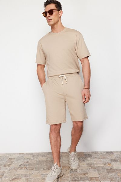 Trendyol Collection Σορτς Stone Regular/Normal Cut & Bermuda TMNSS24SR00069