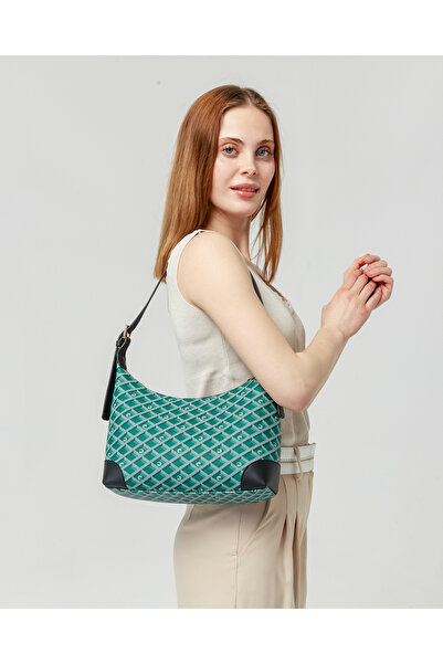 Cacharel Green Women's Shoulder Bag C-095