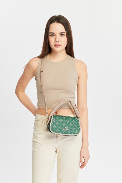 Cacharel Green Women's Shoulder Bag C-100